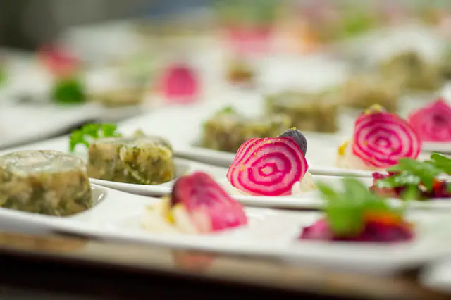 amuse bouche à la betterave